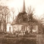 Brojce, kościół; fotografia lata 30/40. XX wieku (zbiory Jacka Kuczkowskiego)