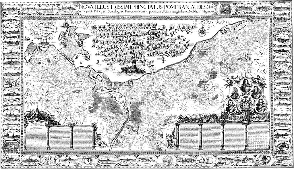 Wielka Mapa Księstwa Pomorskiego (niem. Lubinsche Karte lub Große Lubinsche Karte) – powstała w latach 1610-1618 na zamówienie księcia szczecińskiego Filipa II. Autor: Eilhardus Lubinus (właśc. Eilert Lübben).